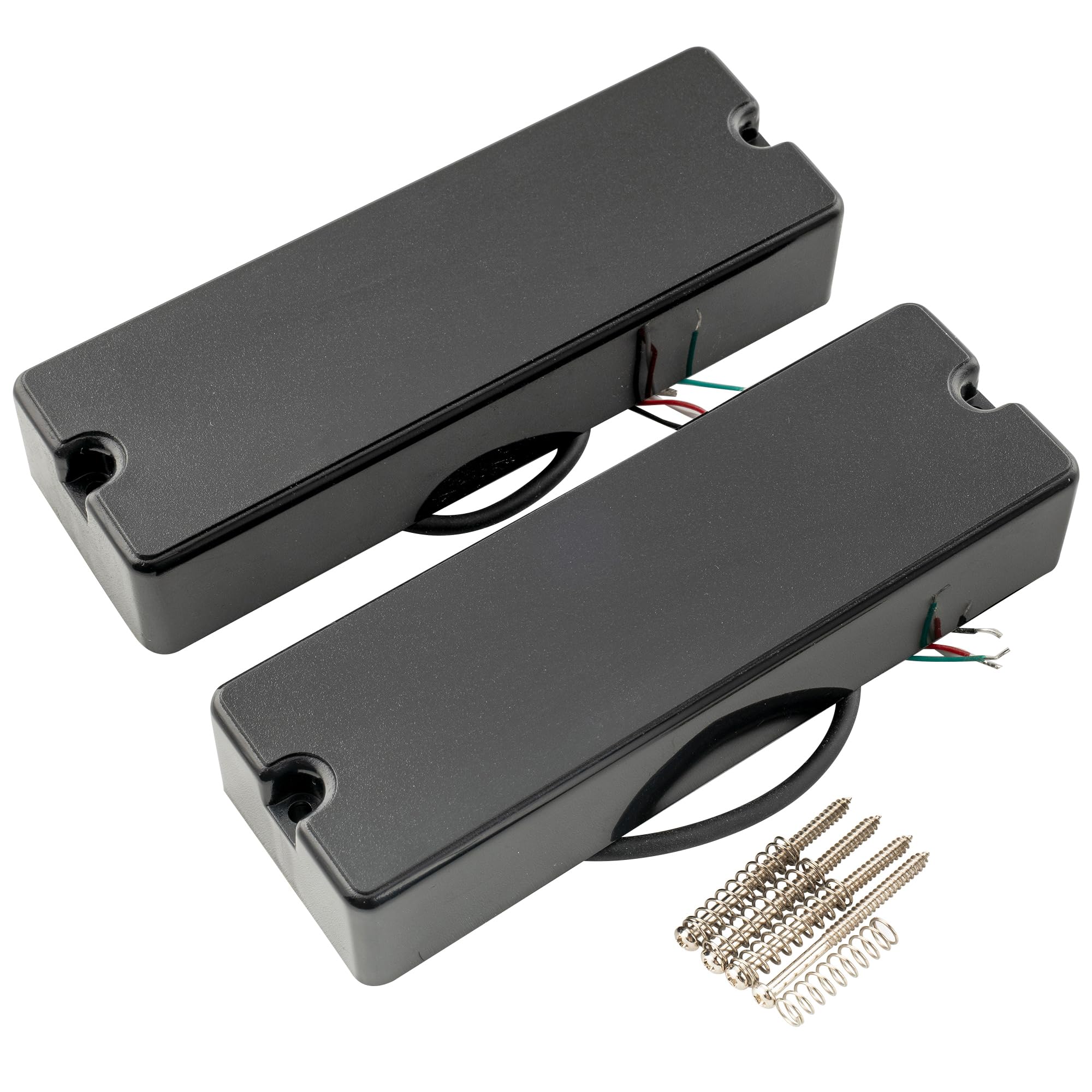 Artec MDC6 Cerâmico Baixo Captadores Soapbar Set 16K para Baixo Elétrico 6 Cordas, Preto