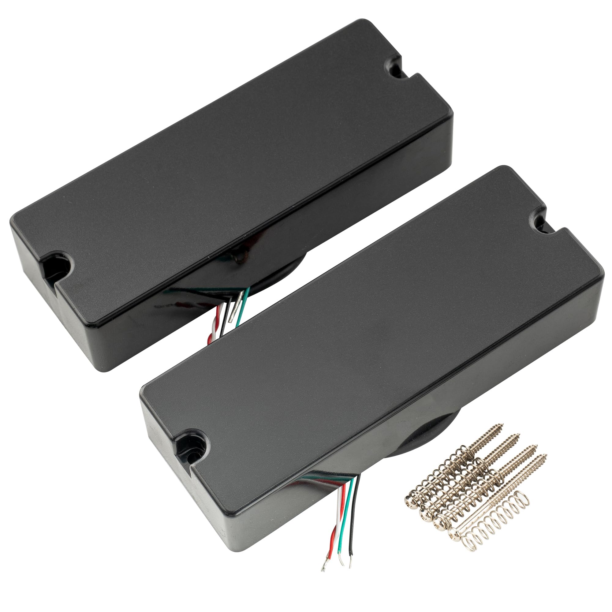 Artec MDC5 Cerâmico Baixo Captadores Soapbar Set 14,4K para Baixo Elétrico 5 Cordas, Preto