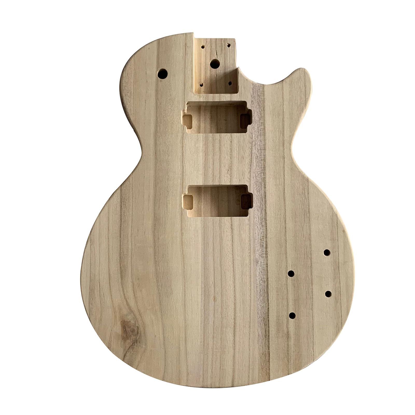 HUIOP Caixa, corpo de baixo elétrico, corpo de guitarra elétrica inacabada madeira bordo guitarra em branco para baixo estilo peças DIY