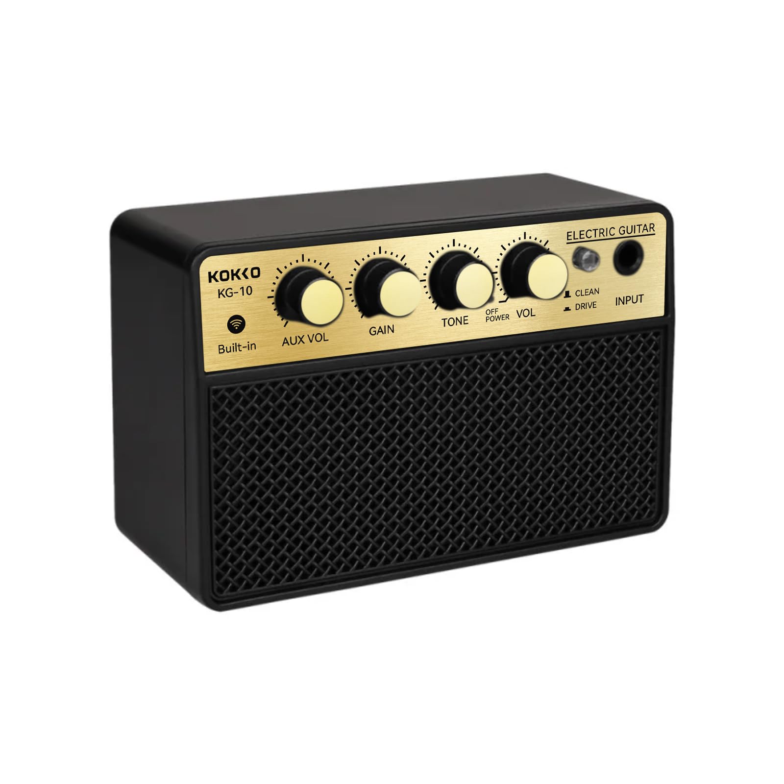 ANVAR VEDO Mini alto-falante de guitarra de 10 W, pequeno alto-falante de guitarra elétrica adequado para prática de mesa portátil -Violões, ›Amplificadores e Pré-Amplificadores para Guitarra e Baixo