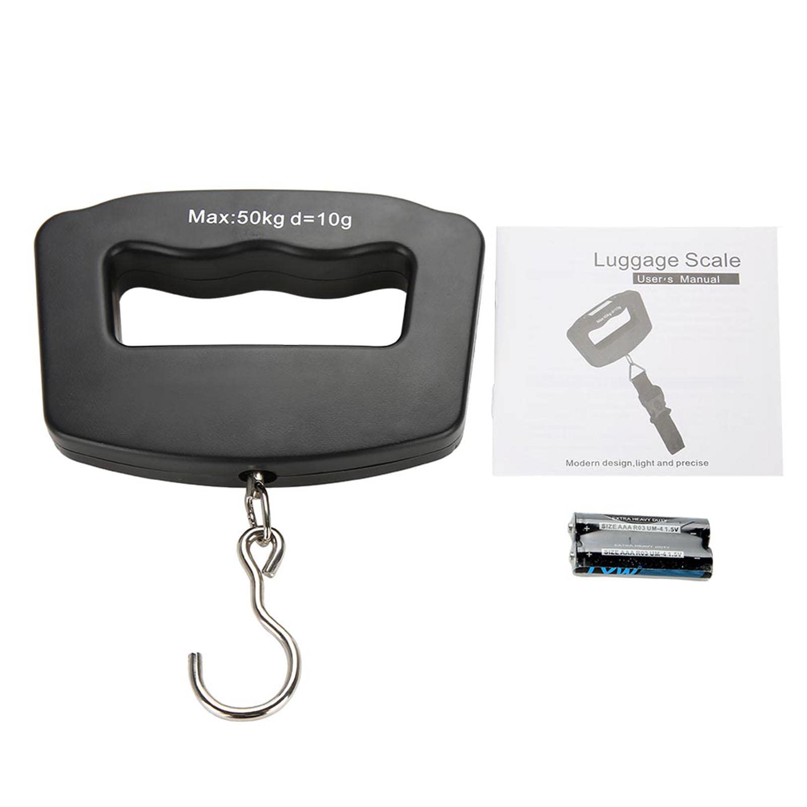 Balança De Bagagem Digital Sluffs, 50kg/10g Portátil Digital Precise Mini Balança De Anzol Para Pendurar Bagagem Eletrônica Peso Para Caça De Fábrica Em Casa Ao Ar Livre