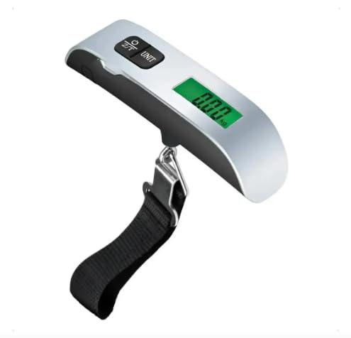 Balança Eletrônica portátil De 50kg Digital De 10g Bolso Mala De Viagem Bagagem Ferramenta De Peso De marisa com alça de nylon