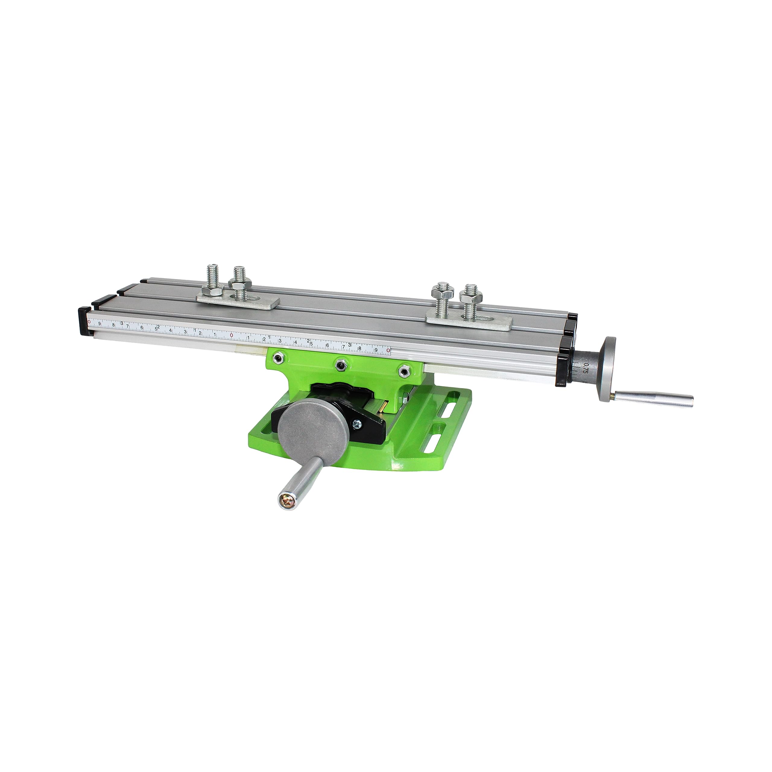 HFS (R) Mesa de trabalho multifunções fresadora de mesa cruzada de trabalho Mesa deslizante de perfuração composta para ajuste de broca de bancada X-Y 310X 90 mm (12,2 * 3,5 polegadas)