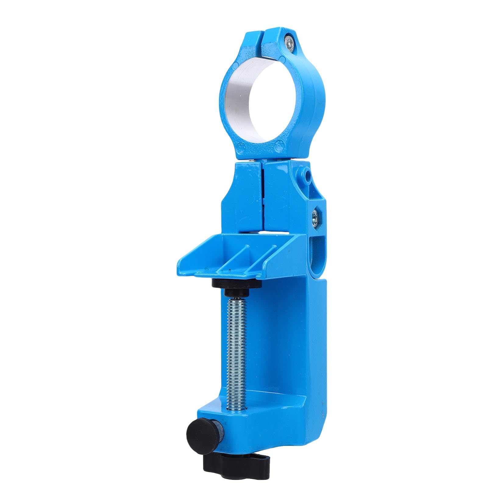Asixxsix Suporte de Furadeira de Bancada, Suporte Elétrico de Furadeira de Liga de Alumínio Com Rotação de 360 Graus para Bancada de Trabalho, Com Ajustável para Perfuração de