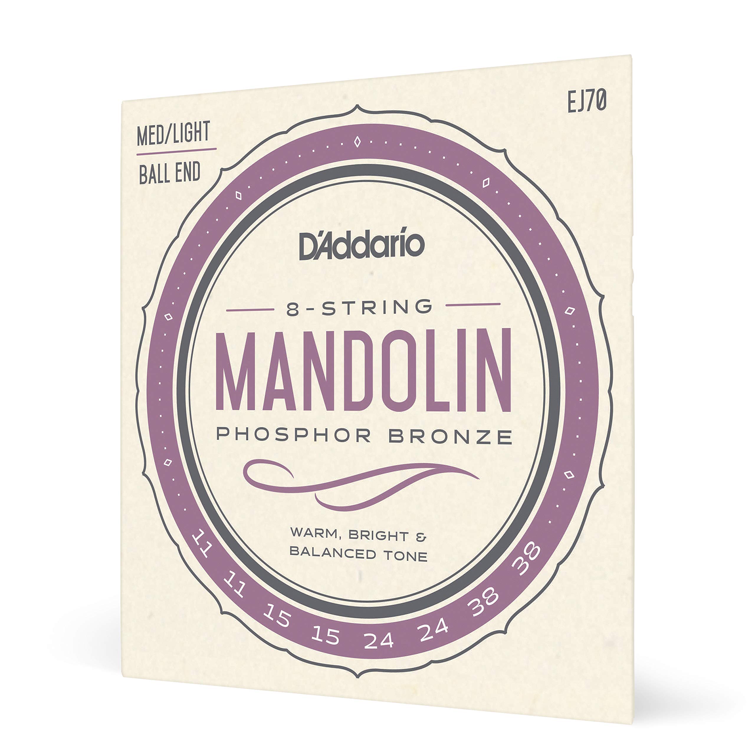 Encordoamento Para Bandolim .011 D'Addario Nickel-Plated Steel EJ70