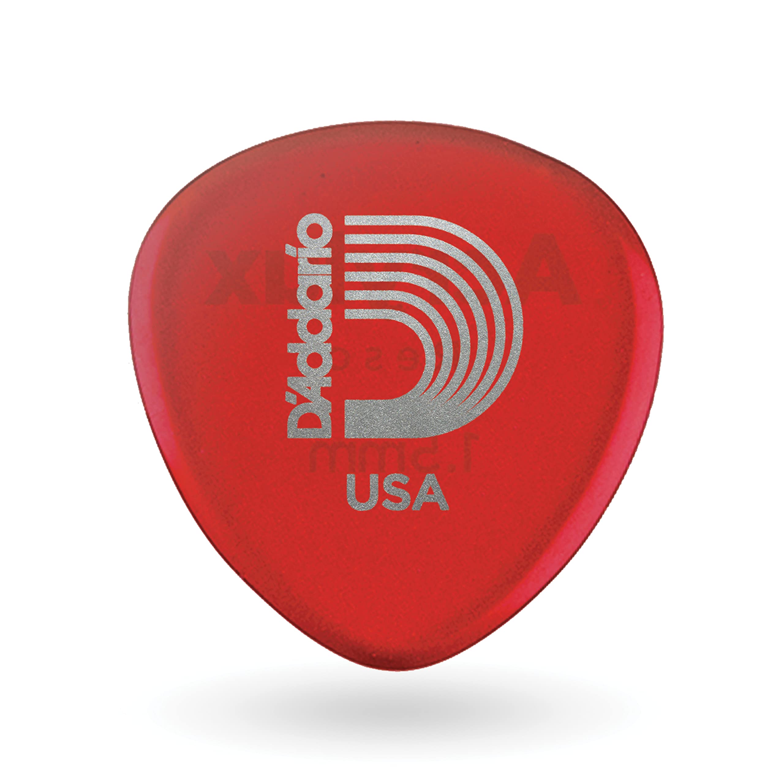 D'Addario palhetas de bandolim acrílico reso - forte saída e aderência - pacote com 3, 1,55 mm