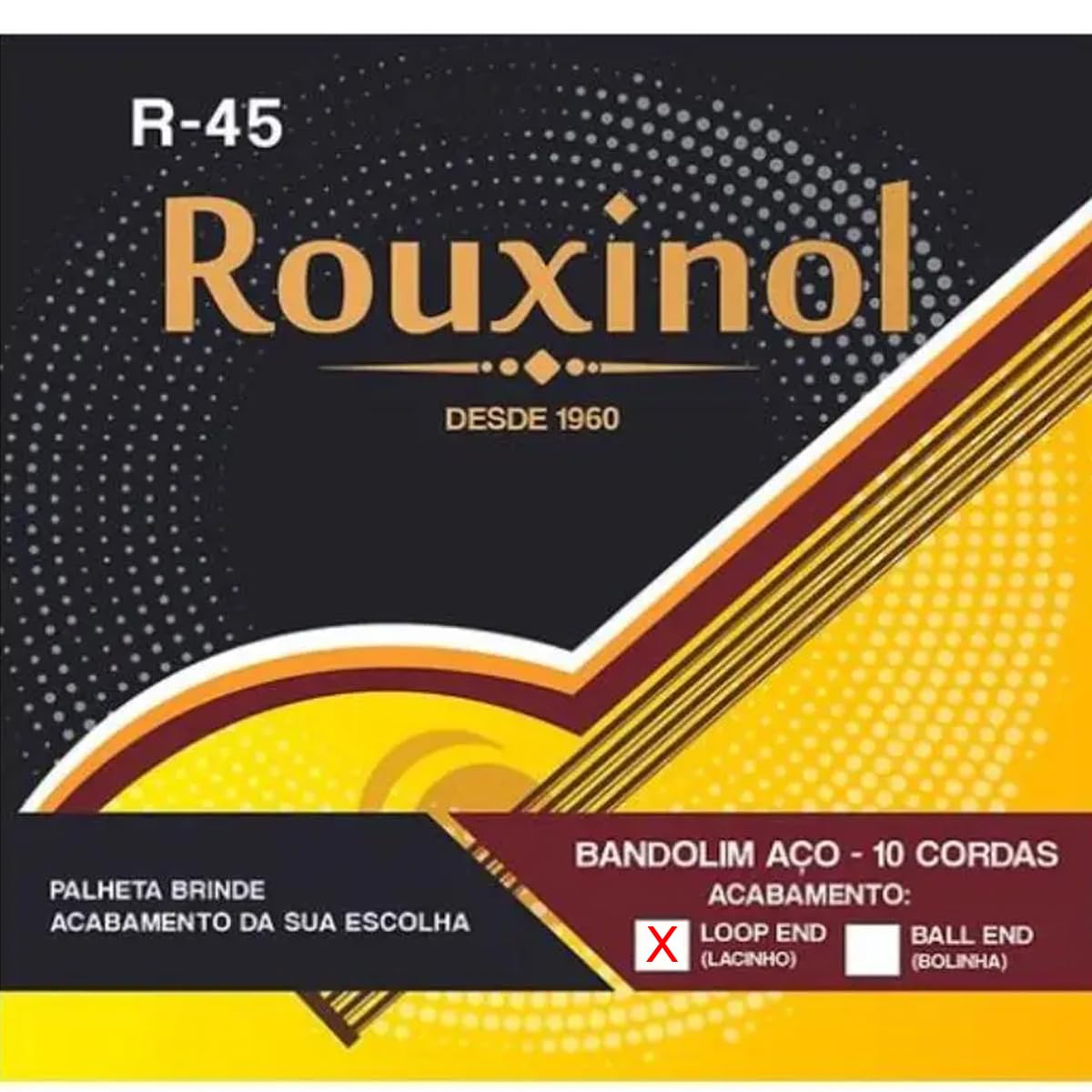 Encordoamento Rouxinol Para Bandolim 10 Cordas - R-45 Le