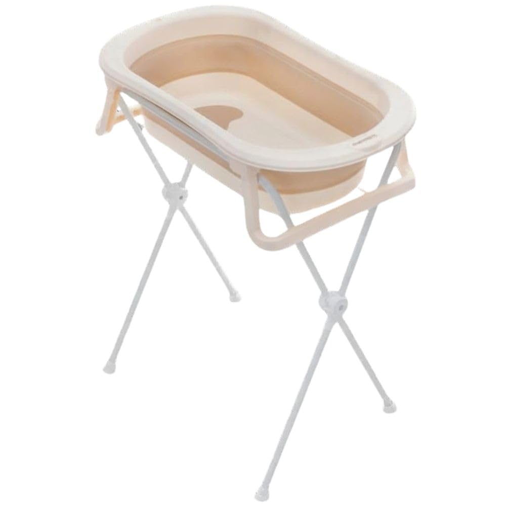 Banheira Bebê Koa Dobrável Galzerano + Suporte Branco