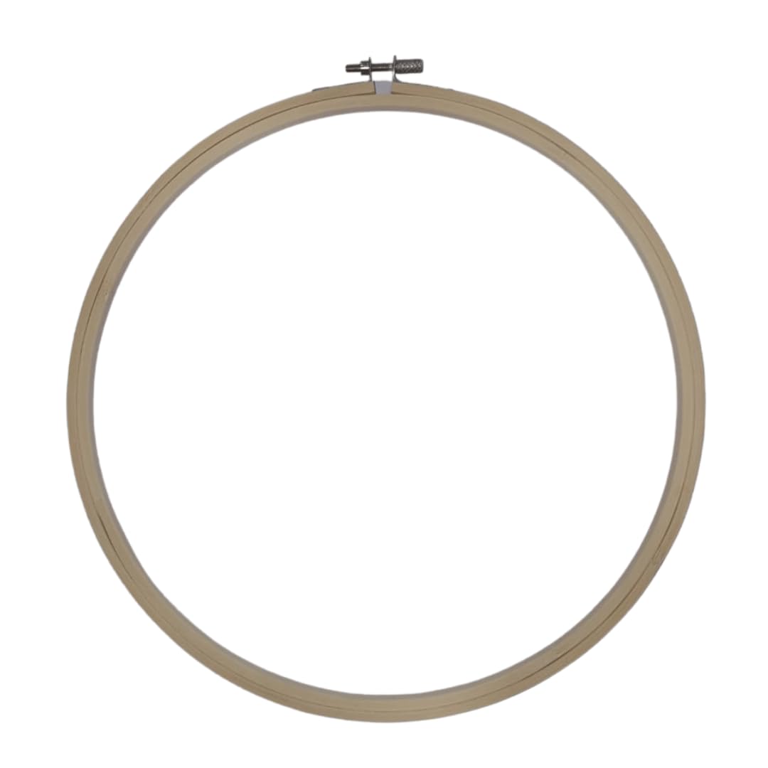 Bastidor de Bambu com Anel Ajustável - Tarraxa - 26cm