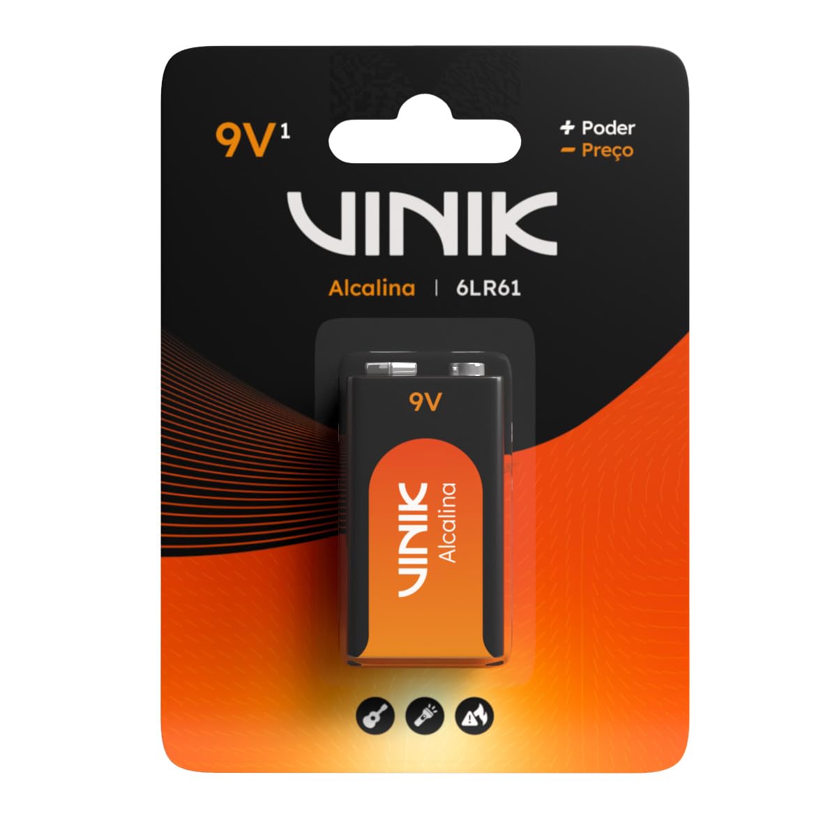 VINIK BATERIA ALCALINA 9V - VB9VB1