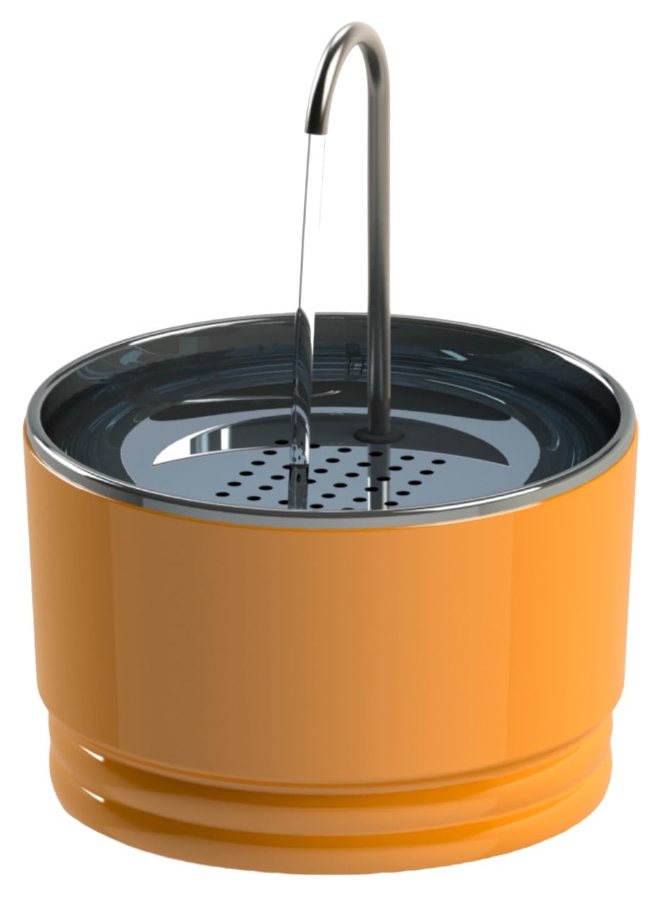 FONTE BEBEDOURO STEEL 1.8 LITROS TORNEIRA INOX (LARANJA, UNICO)