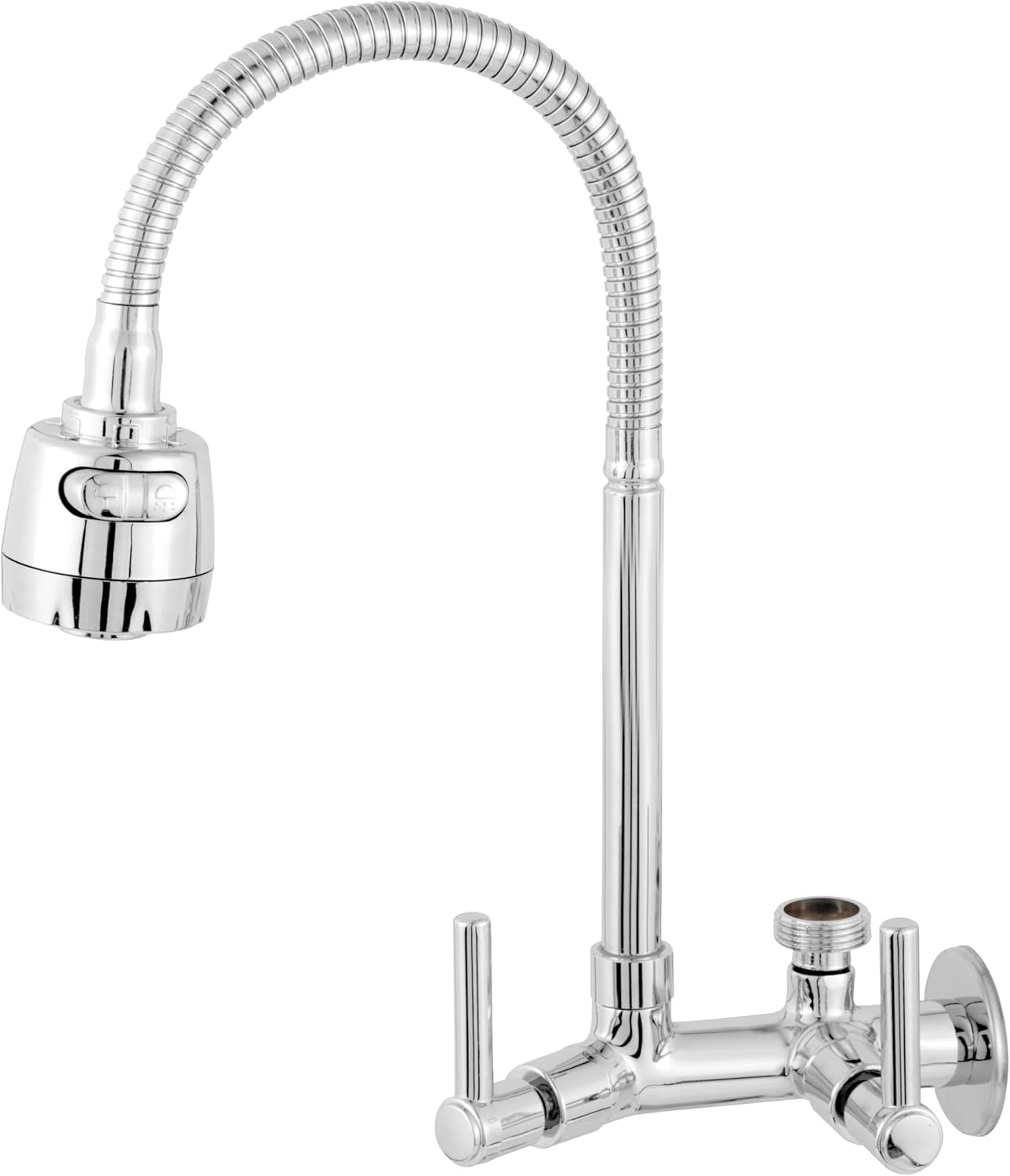 ROYJJ Ouro Metais, Torneira Com Adaptador De Filtro e Maquina De Lavar Cromada, Torneira Flexivel Gourmet, Torneira de Cozinha Com Filtro