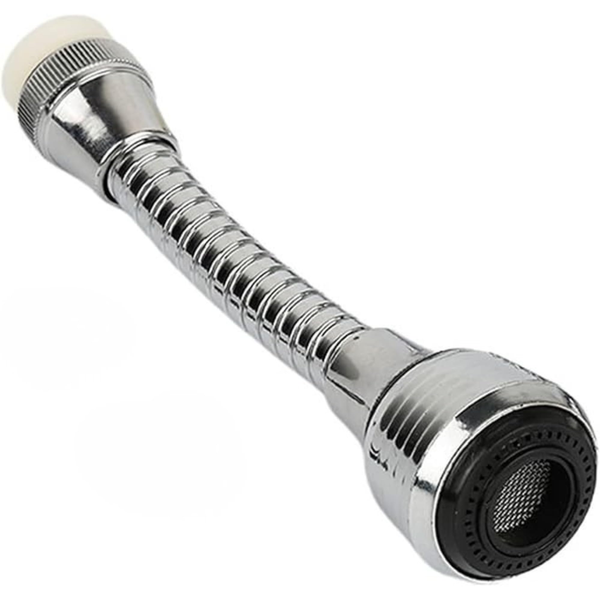 Arejador Extensor Flexível para Torneiras 360° – Bico Articulado com Ajuste de Vazão, Econômico e Fácil de Instalar em ABS Reforçado com Acabamento Metálico