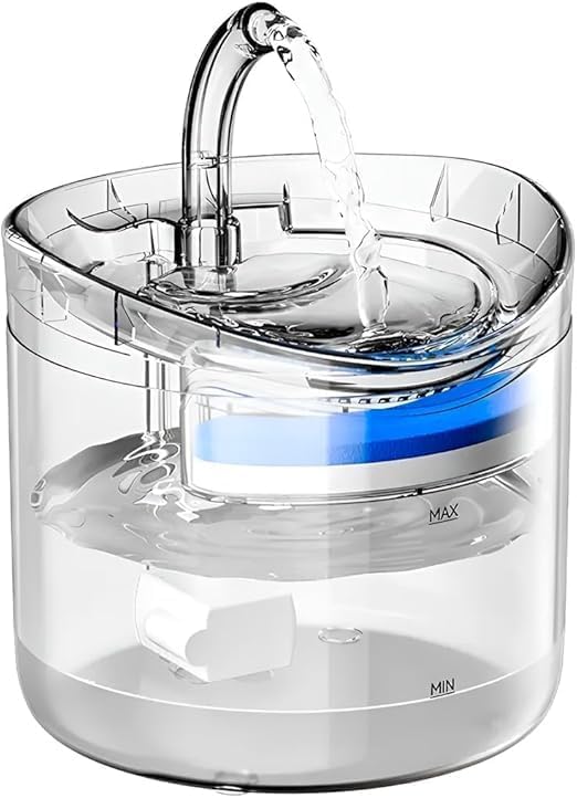 Bebedouro Automático Fonte para Cães e Gatos 2 Litros | Torneira Inteligente, Uso para Pets, 2L de Capacidade
