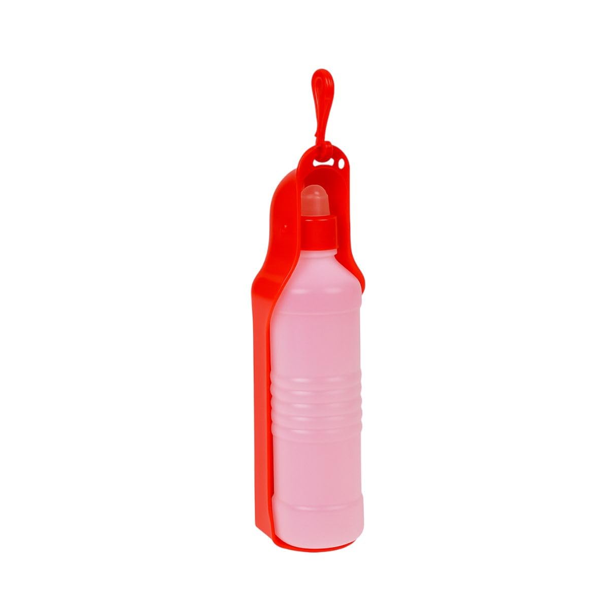 Bebedouro Garrafa Garrafinha Squeeze Pets Cães Gatos Gancho Portátil Passeio Viagem Caminhadas 400ml Livre de BPA Não Vaza Produtos para Pet Premium