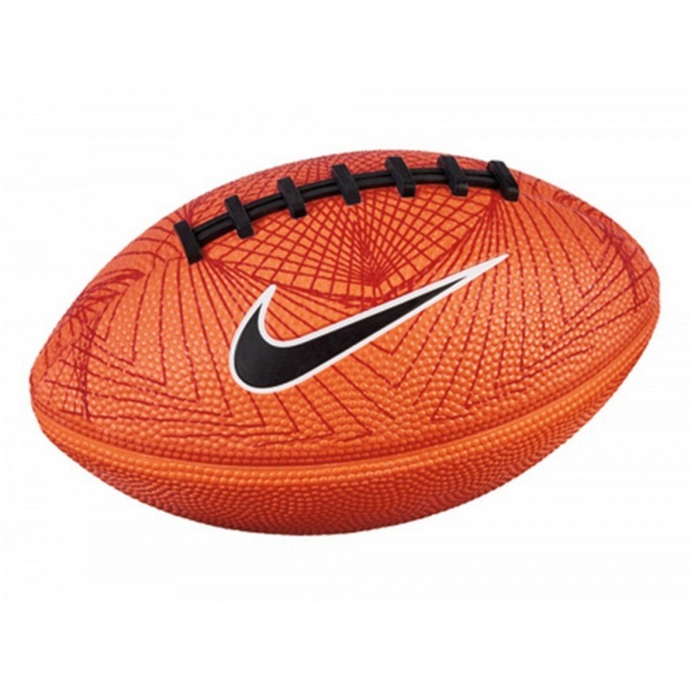 Bola de Futebol Americano Nike 500 Mini 4.0 FB 5 - Laranja com Preta