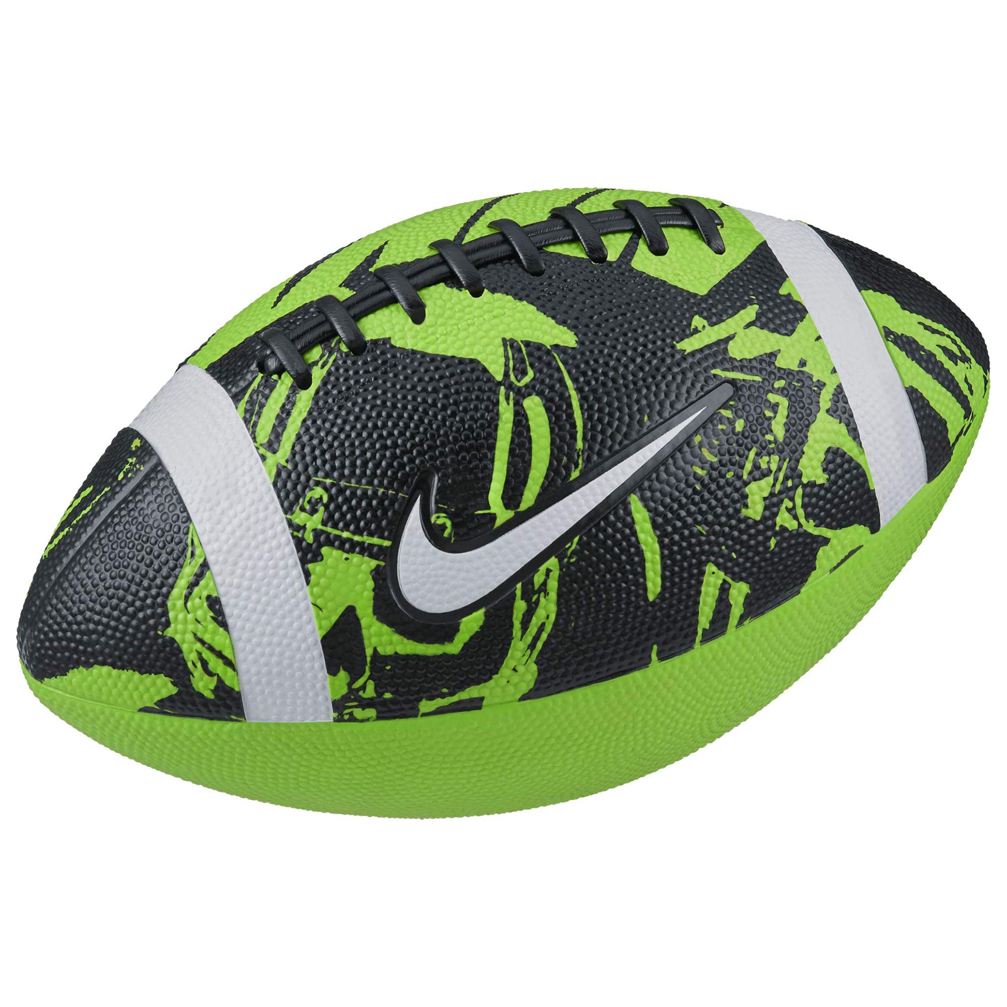Bola de Futebol Americano Nike Spin 3.0 FB 9 Oficial - Verde com Preta