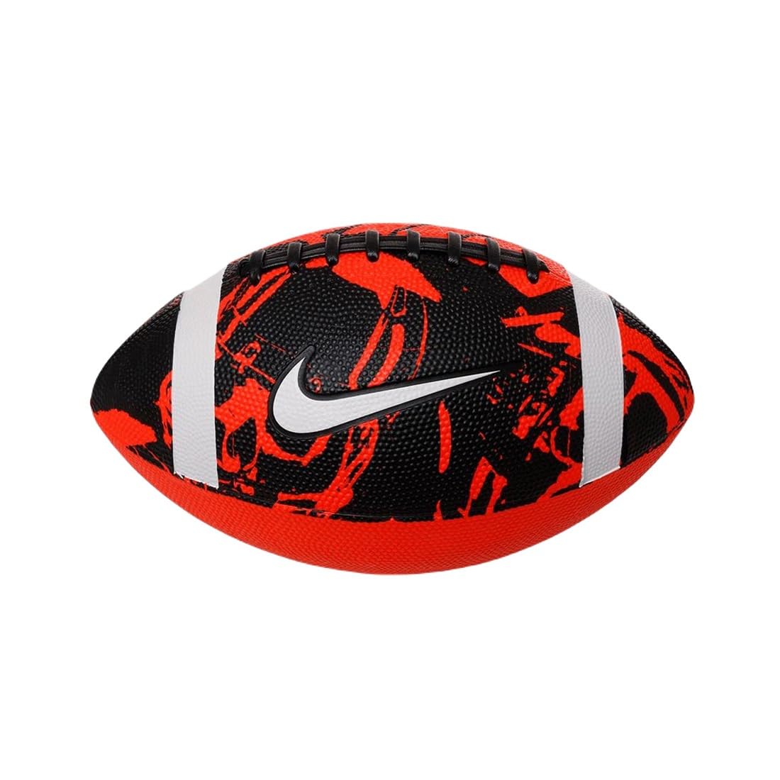 Bola de Futebol Americano Nike Spin 3.0 FB 9 Oficial - Vermelha com Preta