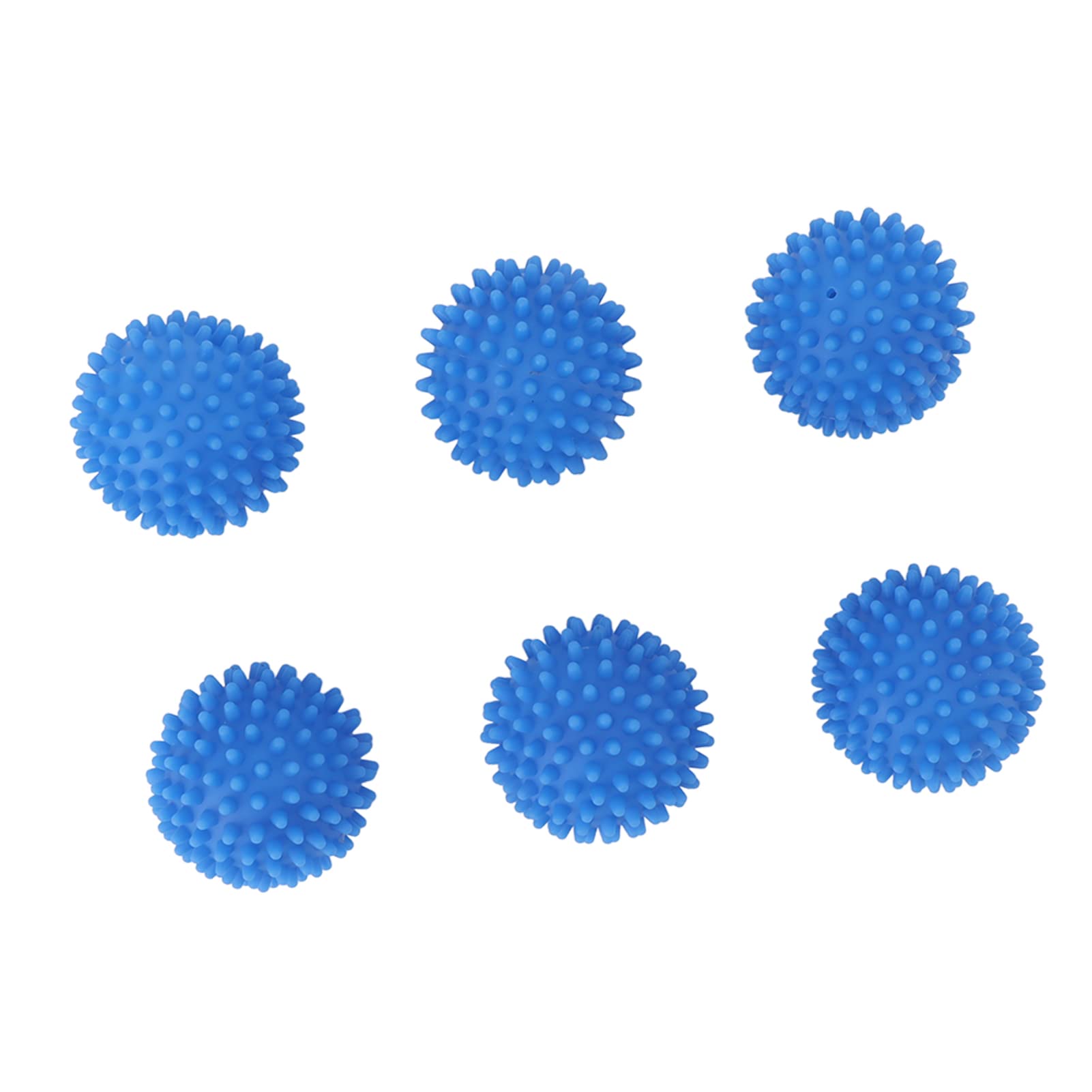 Bolas Reutilizáveis ​​para Secadoras, Duráveis, Reutilizáveis, Eco, Bolas de Silicone para Secadoras Eliminam Rugas Silicone para Apartamento (Azul 6 PCS)