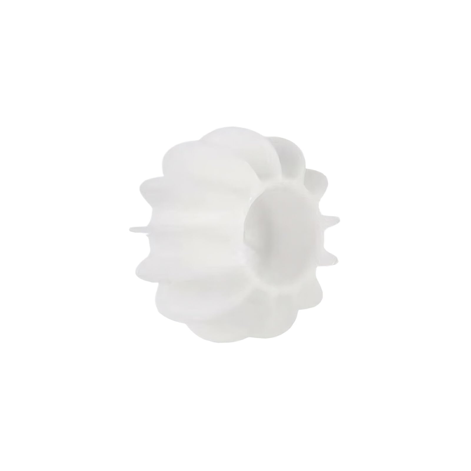 Bolas de secagem rápida para secadora de lã, remoção de manchas, fácil de lavar, bolas de secagem de lã, máquina de lavar roupa reutilizável, branco, 1 peça