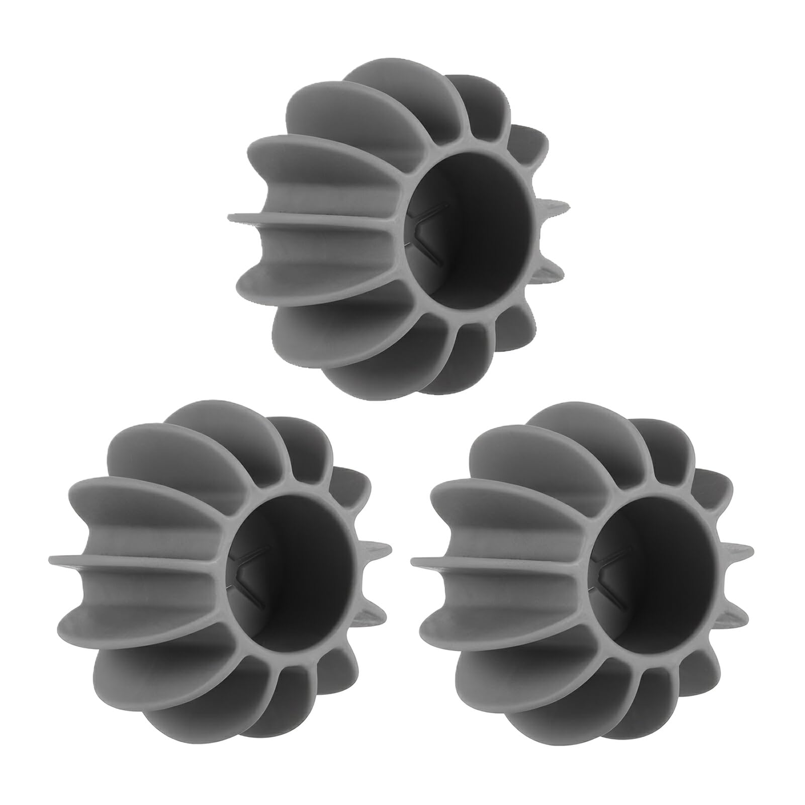 Bolas de secagem rápida para secadora de lã, remoção de manchas, fácil de lavar, bolas de lã reutilizáveis, 3 peças