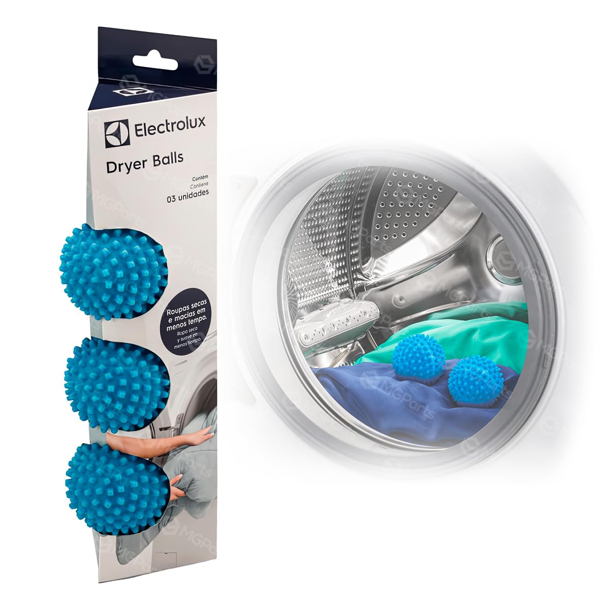 Bolas Secagem Para Lavadora Roupa Electrolux Dryer Balls Original