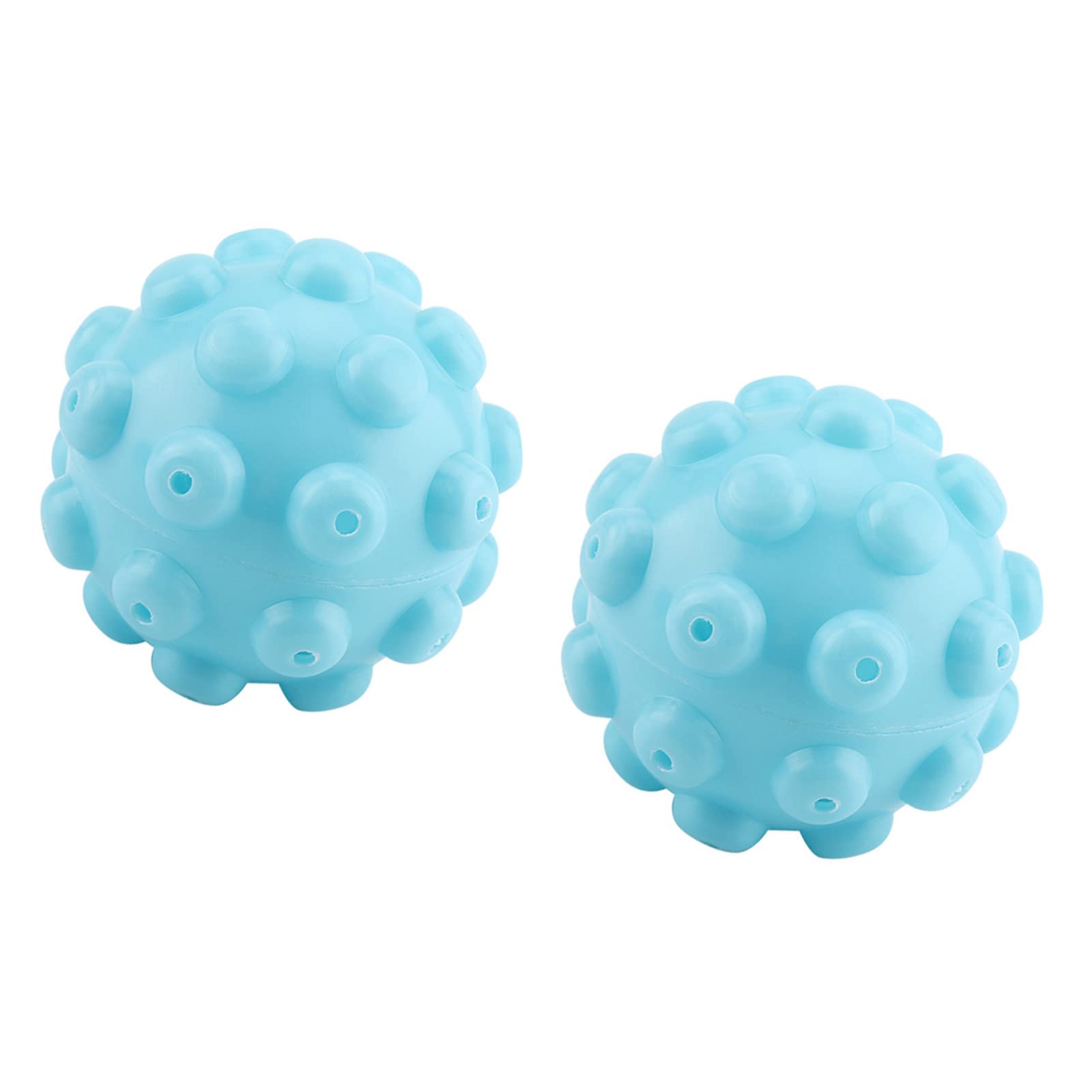 AUNMAS Bolas de Secador para Lavanderia Antiestática, Bolas de Lavagem Reutilizáveis ​​de PVC 2 Unidades de 8,2 Cm para Lavadora e Secadora, Reduzem Rugas, Encurtam o Tempo de Secagem e Ajudam a Suavizar o Tecido para Lavanderia Diária