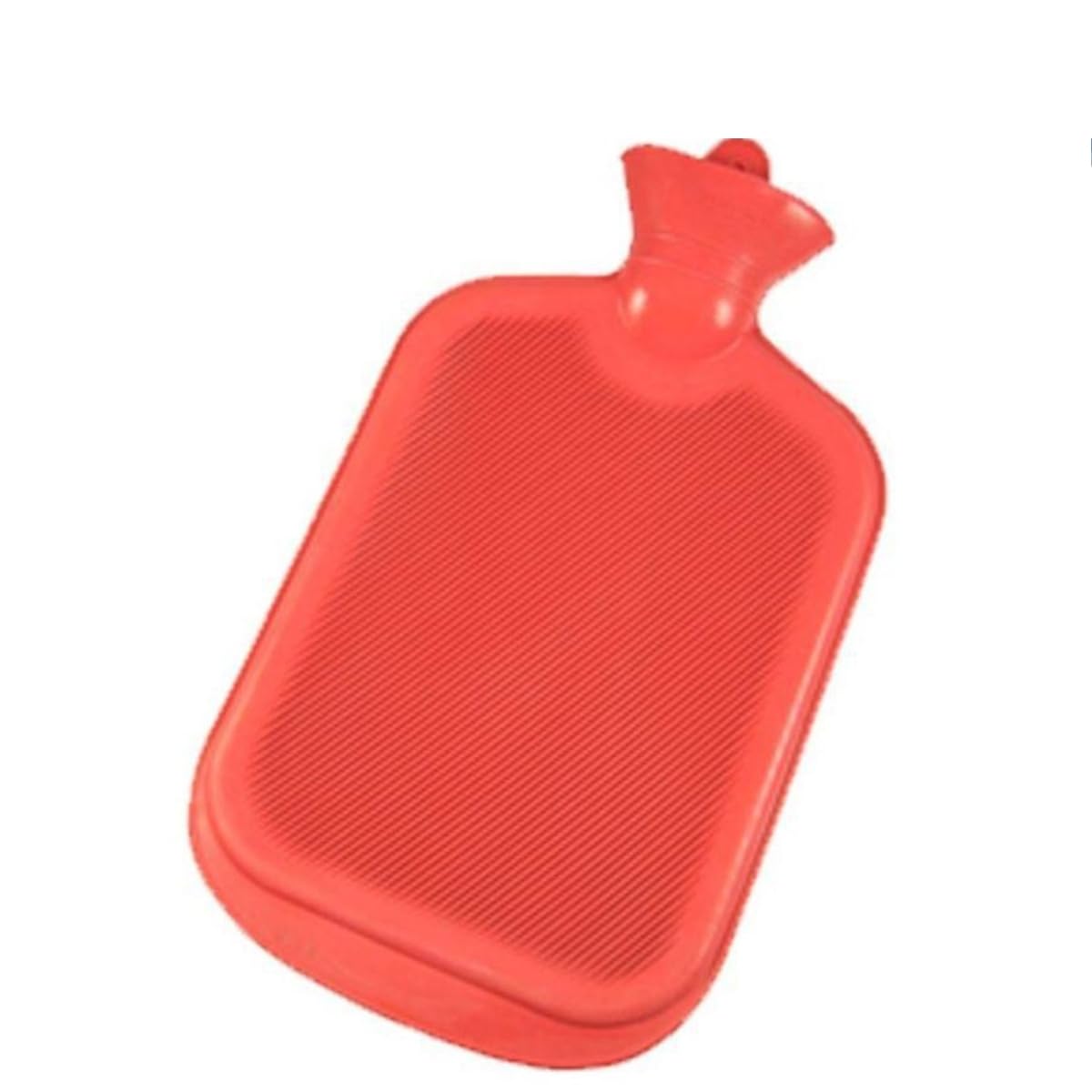 Bolsa Térmica de Água Quente e Fria para Compressas, Borracha Resistente, Bico Funil, Tampa Rolha Vedante, dor, lesão, cólicas, enxaquecas - 3 Cores (Vermelho, Azul e Preto)