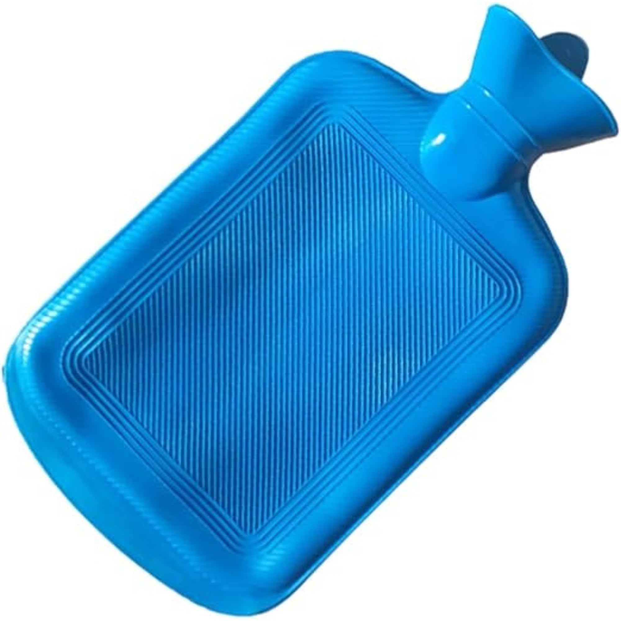 Bolsa de Água Quente e Fria de Borracha 1 lt para Cólica Sinusite Dor Resistente Vermelho ou Azul 1 Unidade