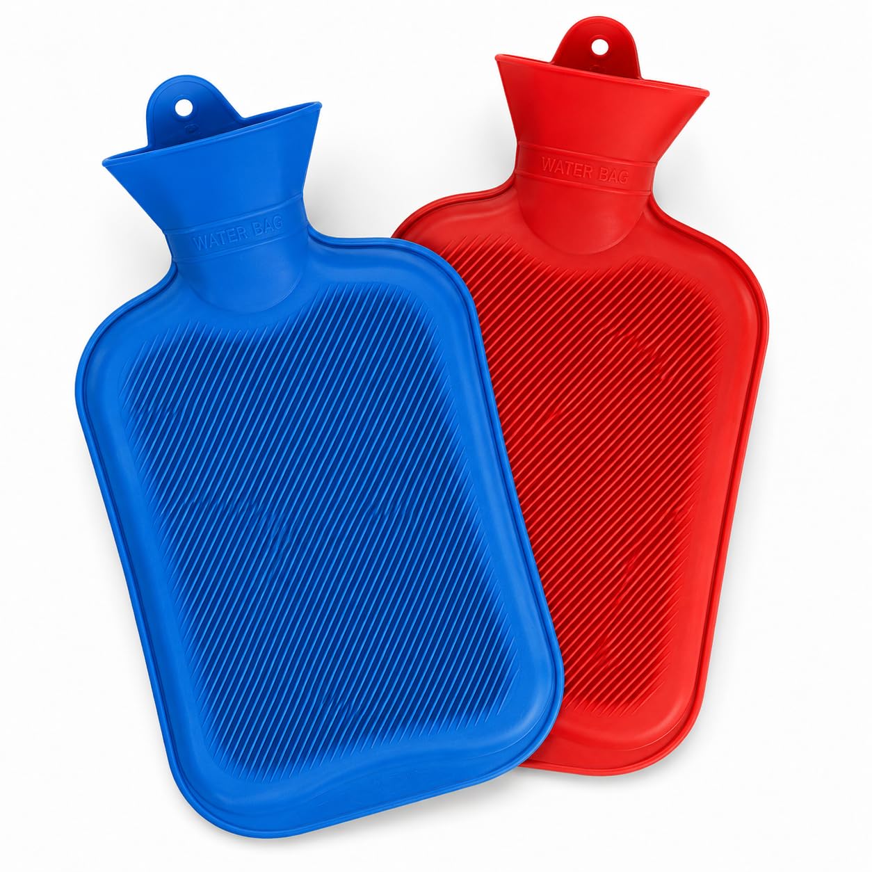 Bolsa Térmica de Água Quente 2L em Borracha com Tampa – Compressa Reutilizável para Alívio e Conforto