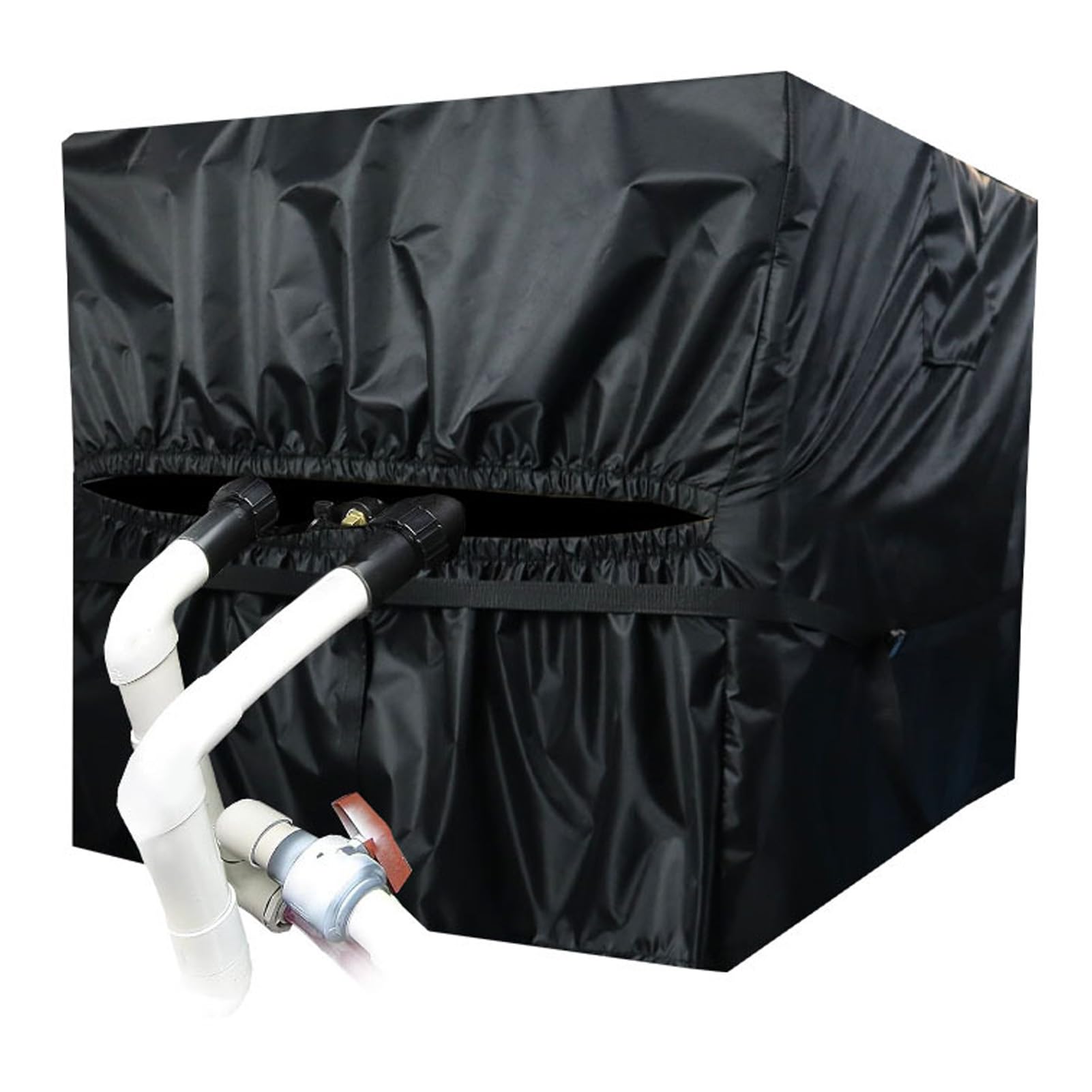 Cobertura do Aquecedor de Piscina, Cobertura Resistente da Bomba de Calor da Piscina 420D Oxford à Prova D'água para Unidades Externas, Tampa do Gabinete do Equipamento da Piscina