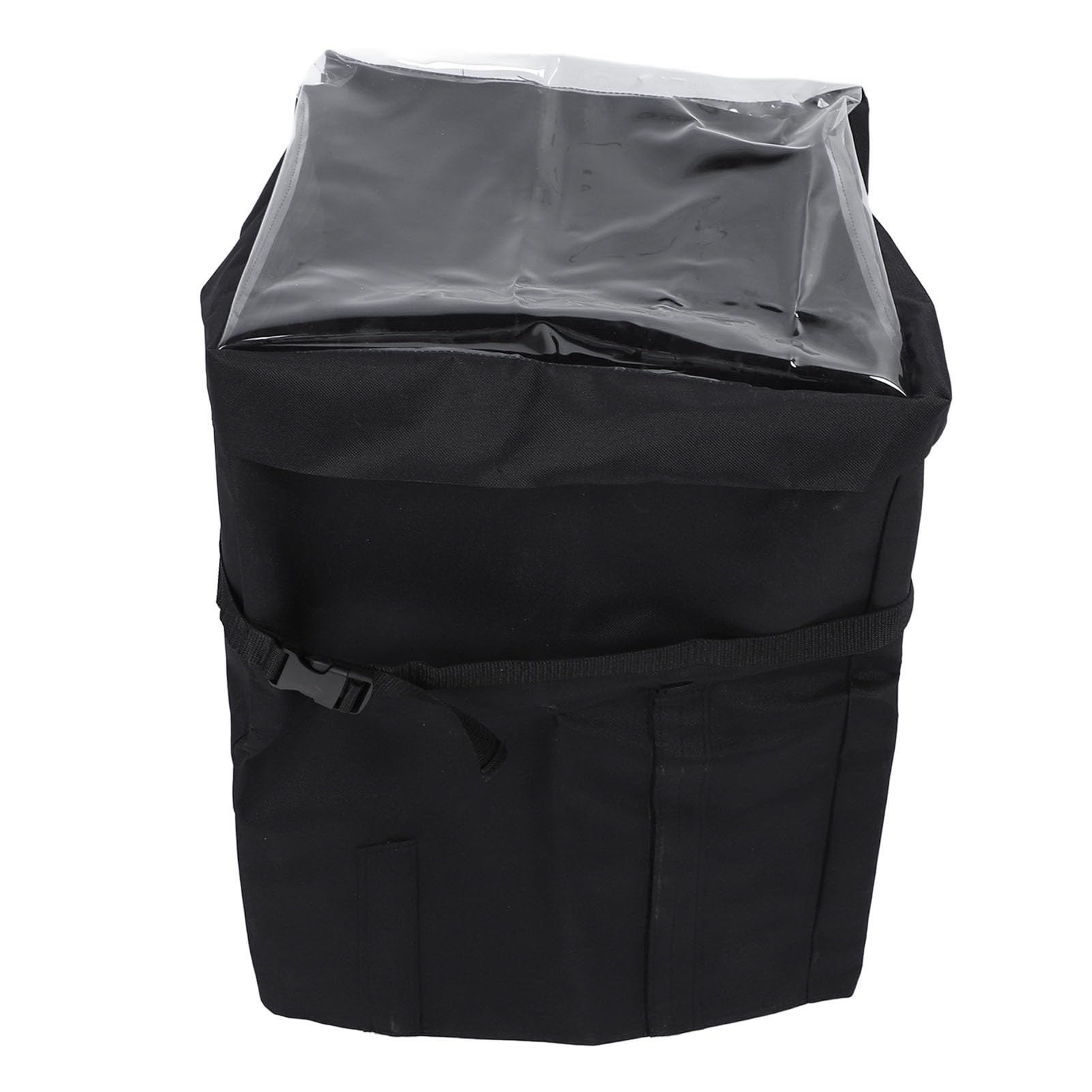 Tampa da Bomba de Calor da Piscina, 600D Polyester Hot Tub Spa Tampa da Bomba Zipper Proteção do Tempo da Janela PVC 3 Tiras de Fivela