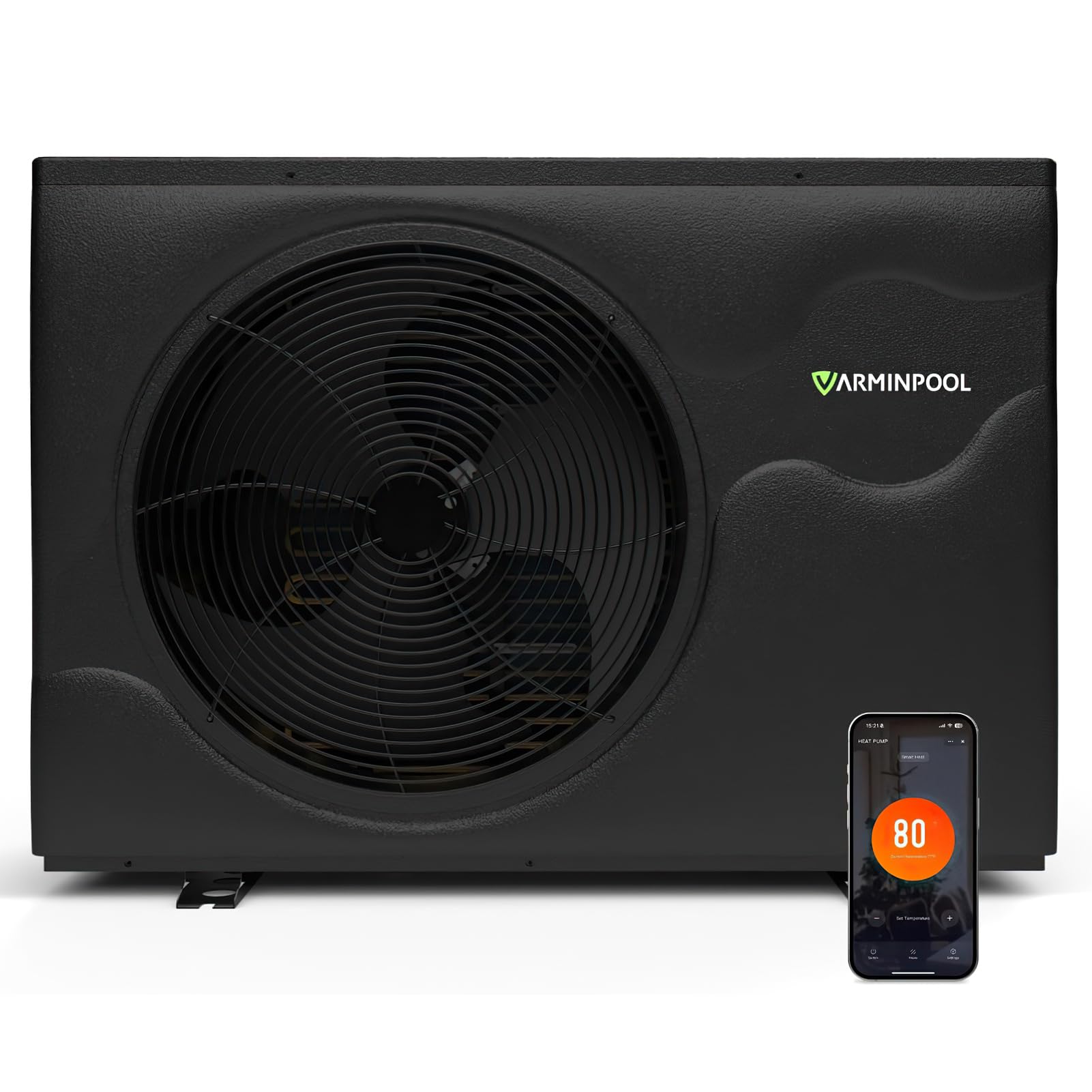 Bomba de Calor Inverter 58.000 BTU para Piscinas de até 72.000 L, 220 V | Bomba de Calor Inteligente 58.000 BTU/h para Piscinas Enterradas e Acima do Solo, Wi-Fi, Aquecimento e Resfriamento, 220 V