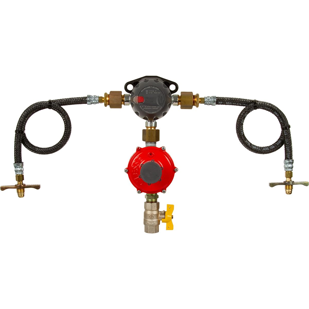 Inversor Automático Regulador Gás Clesse Comap - Kit para dois botijões P13