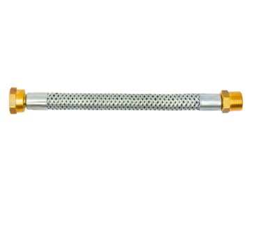 Kit Gás Encanado Mangueira 1,00 mts + Adaptador Fêmea