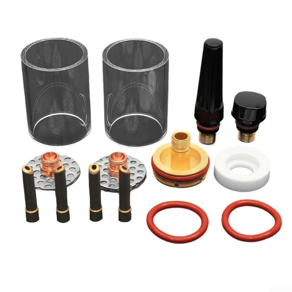 Kit Gás Lente Curta durante tig WP17/18/26 2.4mm Vidro Kit Gás