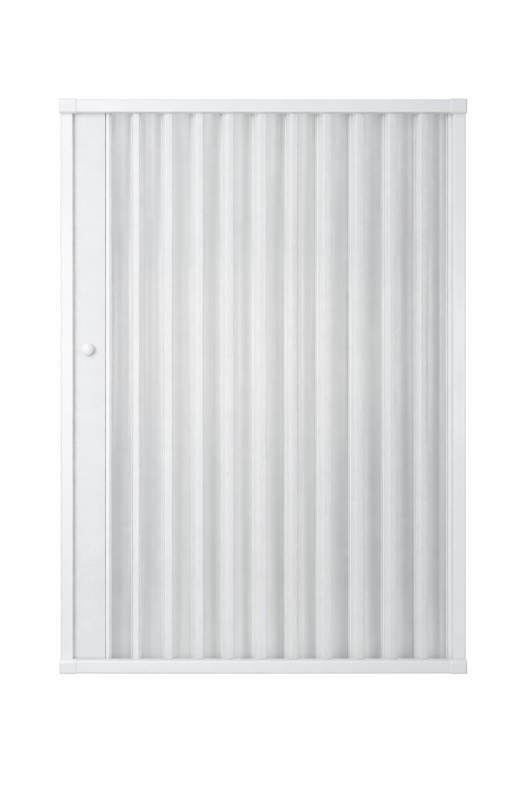 Box de Banheiro Sanfonado PVC Frontal 1,85 x 1,15m |Translucido | Porta Deslizante | Pallas