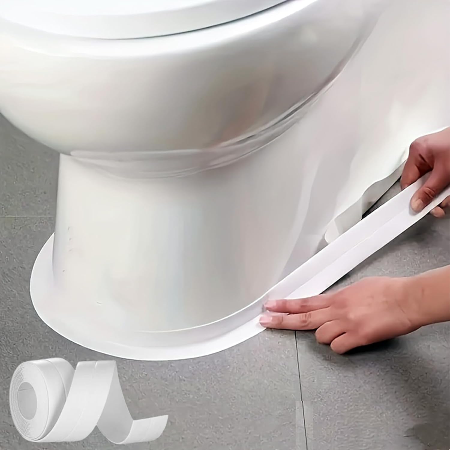 Fita Selante PVC 3m x 2cm Impermeável Resistente e Flexível para Vedação em Pias Box de Banheiro Pisos Banheiras e Janelas (1 unidade)