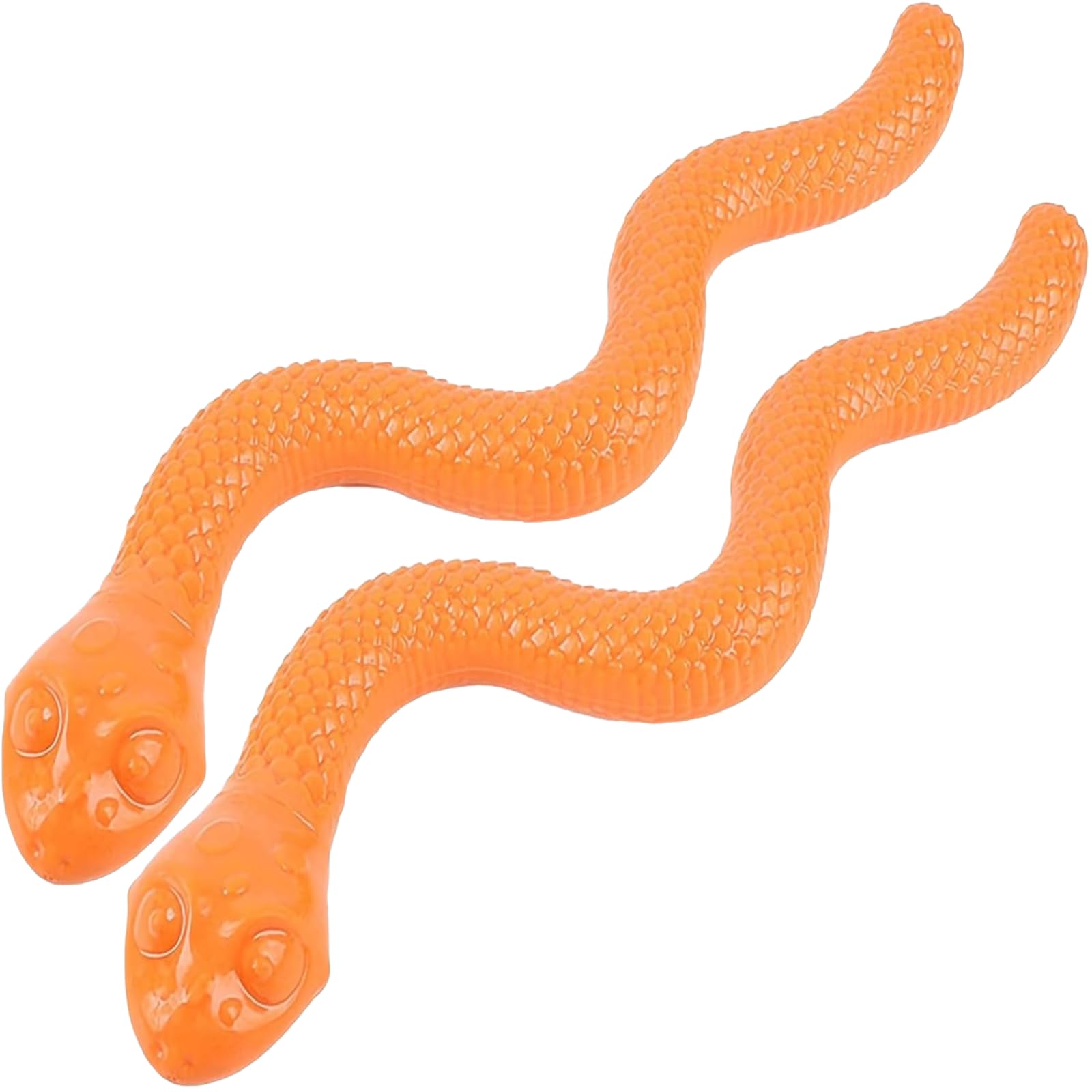 2 Peças de Brinquedos Mordida para Cachorro em Forma Cobra Dispenser Petiscos Borracha TPR Alimento Devagar Interativo Brincadeira Treinamento e Alívi
