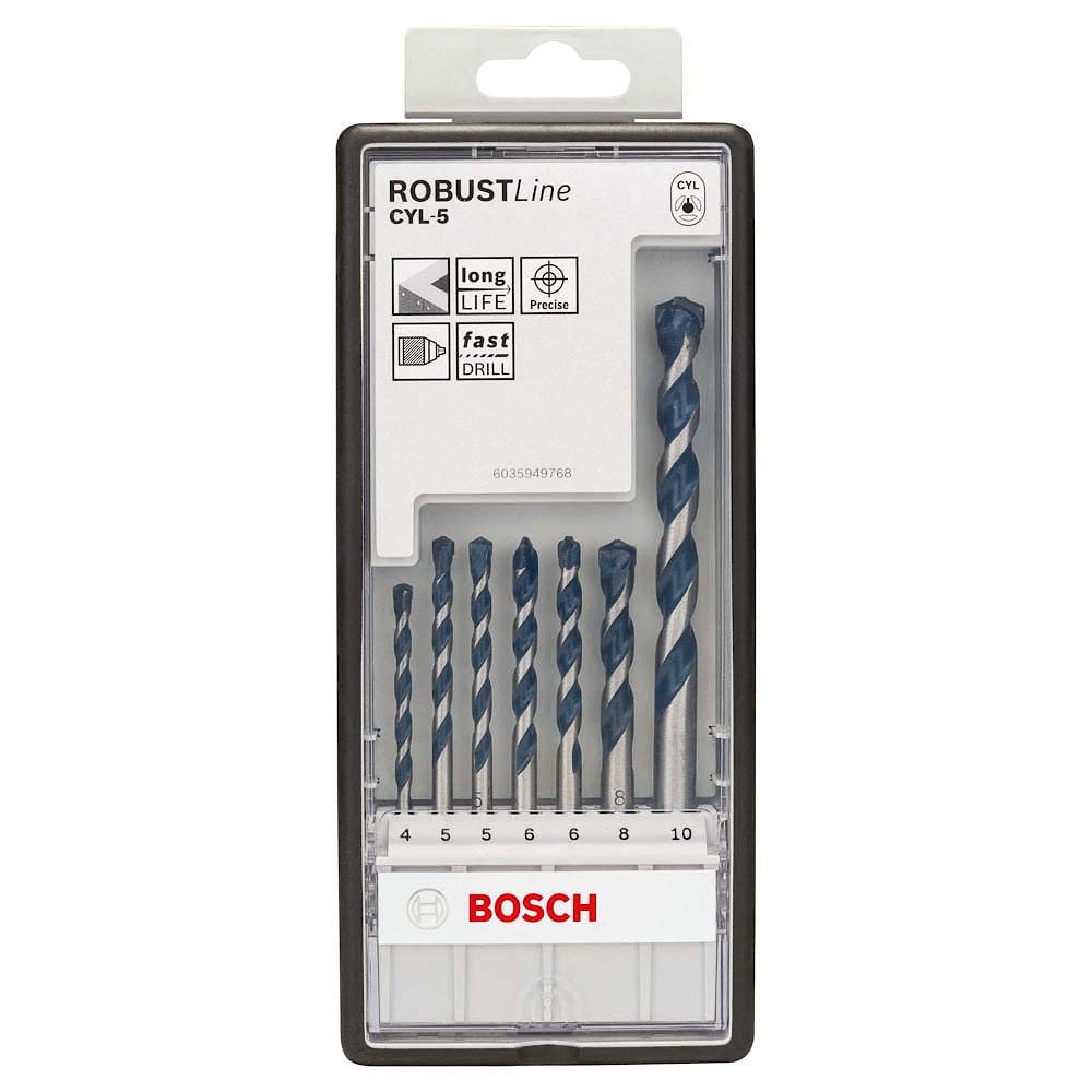 Bosch Broca para Concreto CYL-5 7 Unidades Cinza