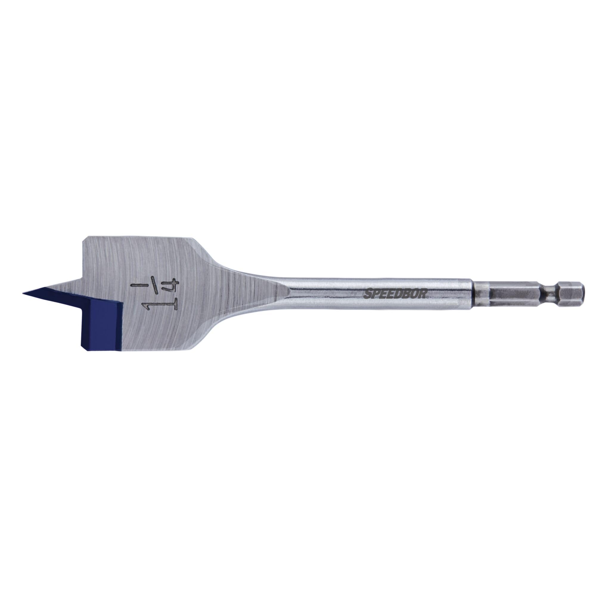 IRWIN Broca Chata para Madeira de 1 1/4 Pol. x 6 Pol. (31mm x 152mm) IW14011