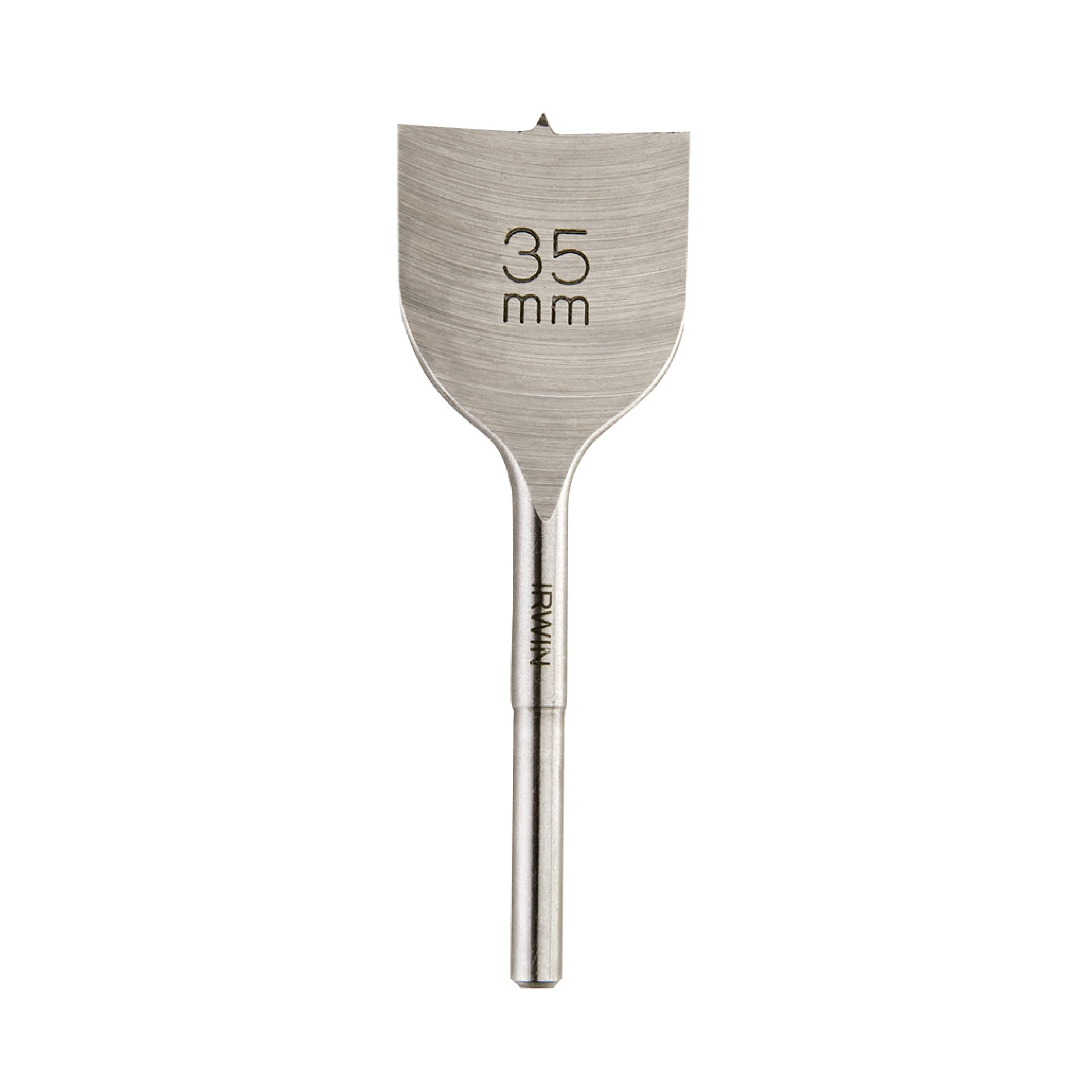 IRWIN Broca Chata Curta para Madeira de 1.3/8 Pol. x 4 Pol. (35mm x 12mm) IW14335