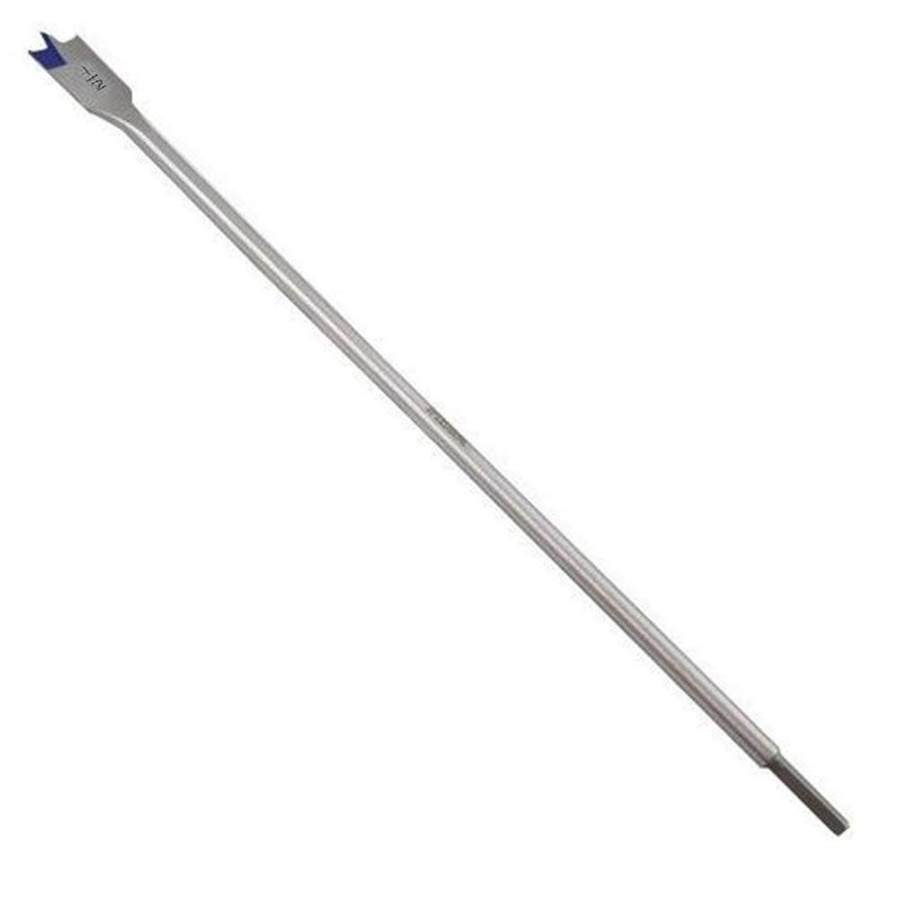 IRWIN Broca Chata para Madeira de 1/2 Pol. x 16 Pol. (12mm x 16mm) IW14015