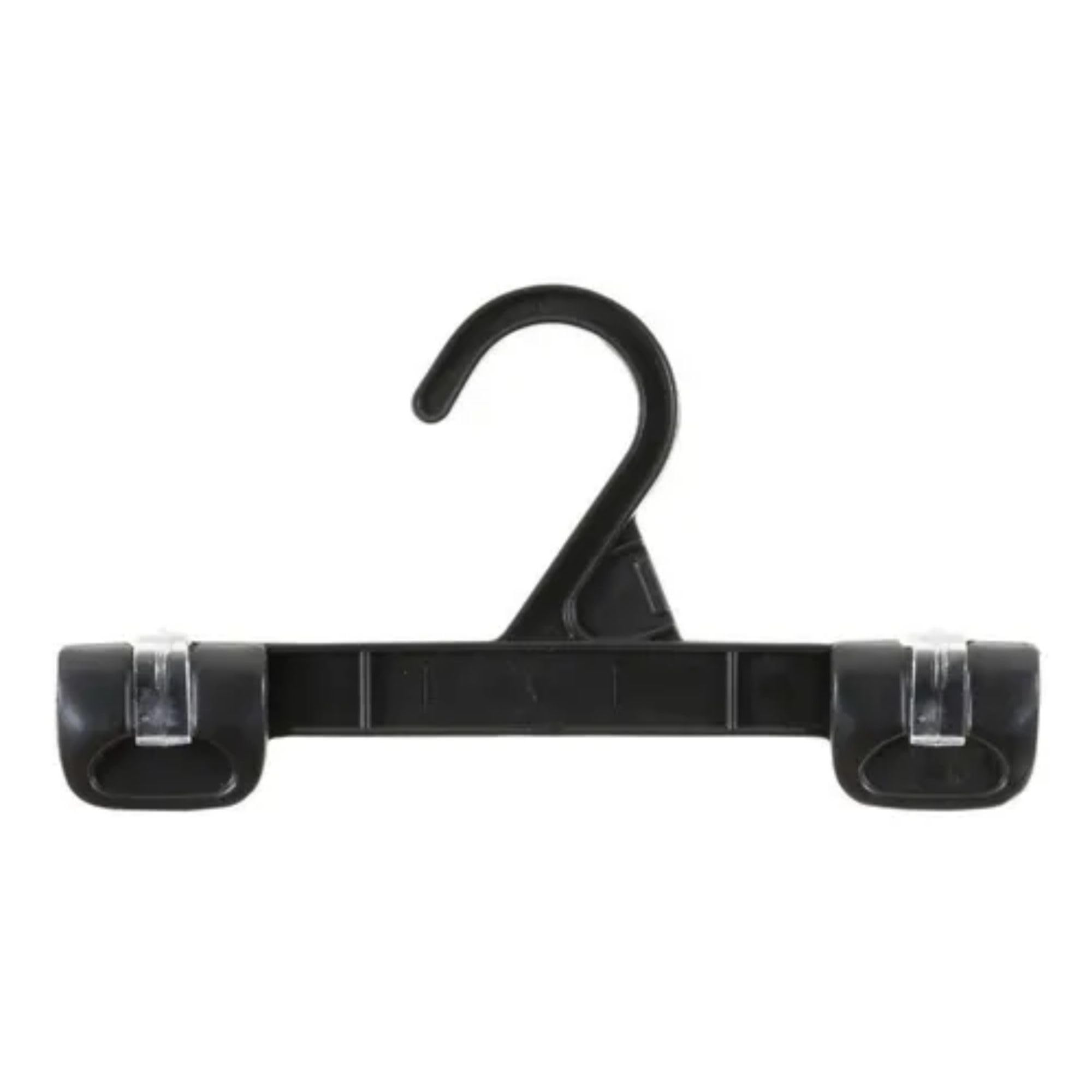 Kit 10 Cabides com Presilhas em Plástico Adulto - Organizador para Calças, Saias, Bermudas, Shorts