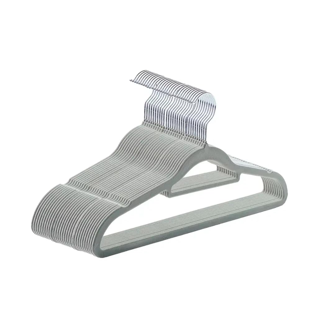 Oliver Home Kit 50 Cabides De Veludo 360° Antideslizante Adulto Ultrafino Para Roupas Casacos Camiseta Calça Resistência E Organização Giratório