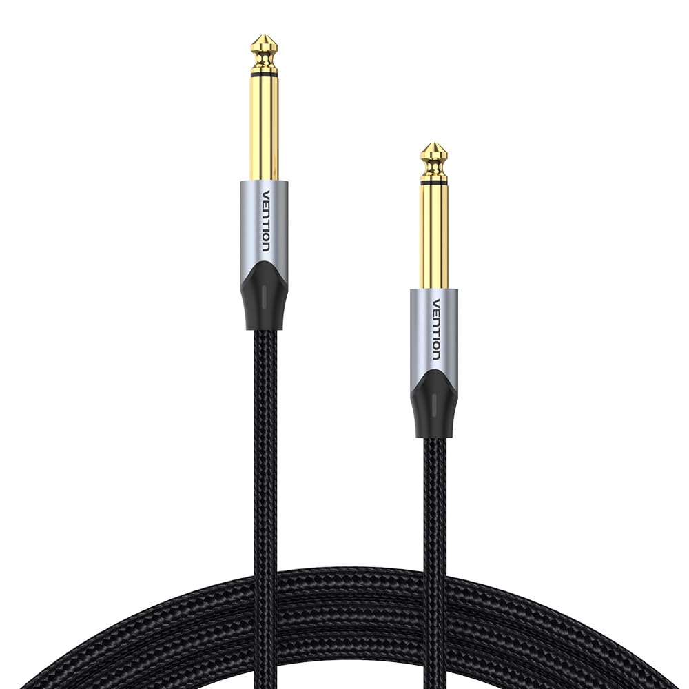 Cabo Audio P10 6.5mm Baixo Violão Guitarra Vention Bashi 3 metros