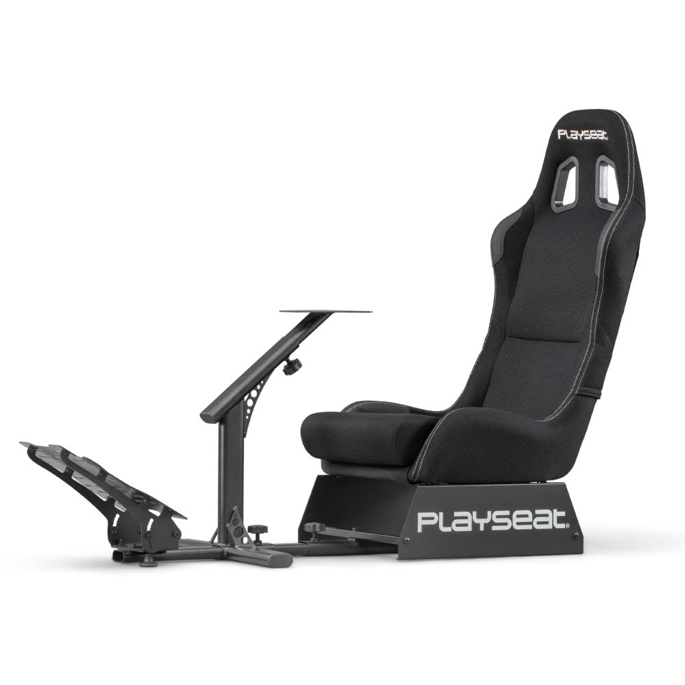 Playseat Evolution Sim Racing Cockpit | Confortável cabine simuladora de corrida | Compatível com todos os volantes e pedais no mercado | Suporta PC e console | Edição Actifit