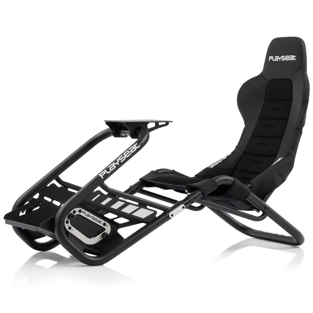Playseat Trophy Sim Racing Cockpit | Cabine Simuladora de Corrida de Alto Desempenho | Suporta Direção Direta | Compatível com todos os Volantes e Pedais no Mercado | Suporta PC e Console | Preto