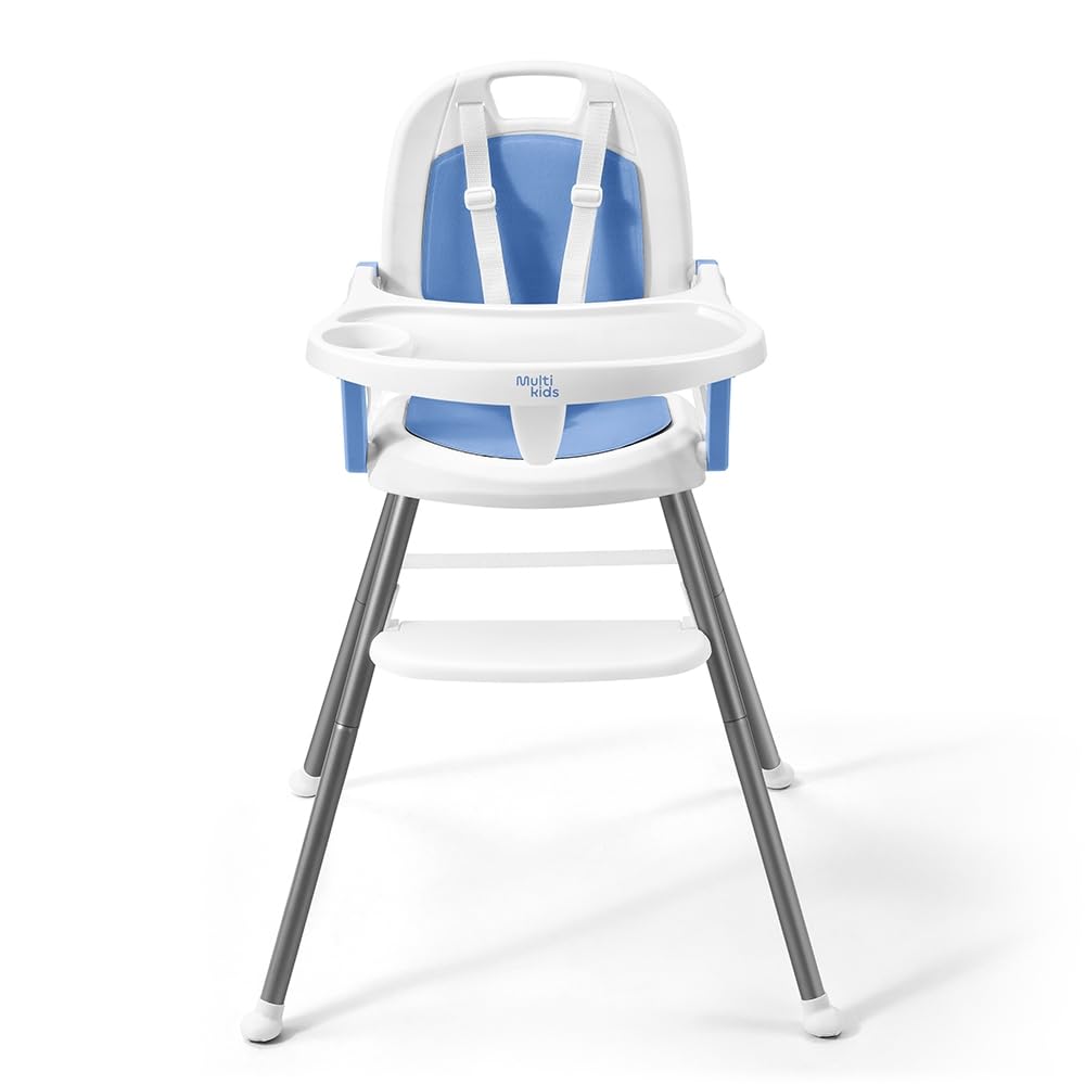 Cadeira de Alimentação Portátil Berry 3 em 1 Azul Multikids