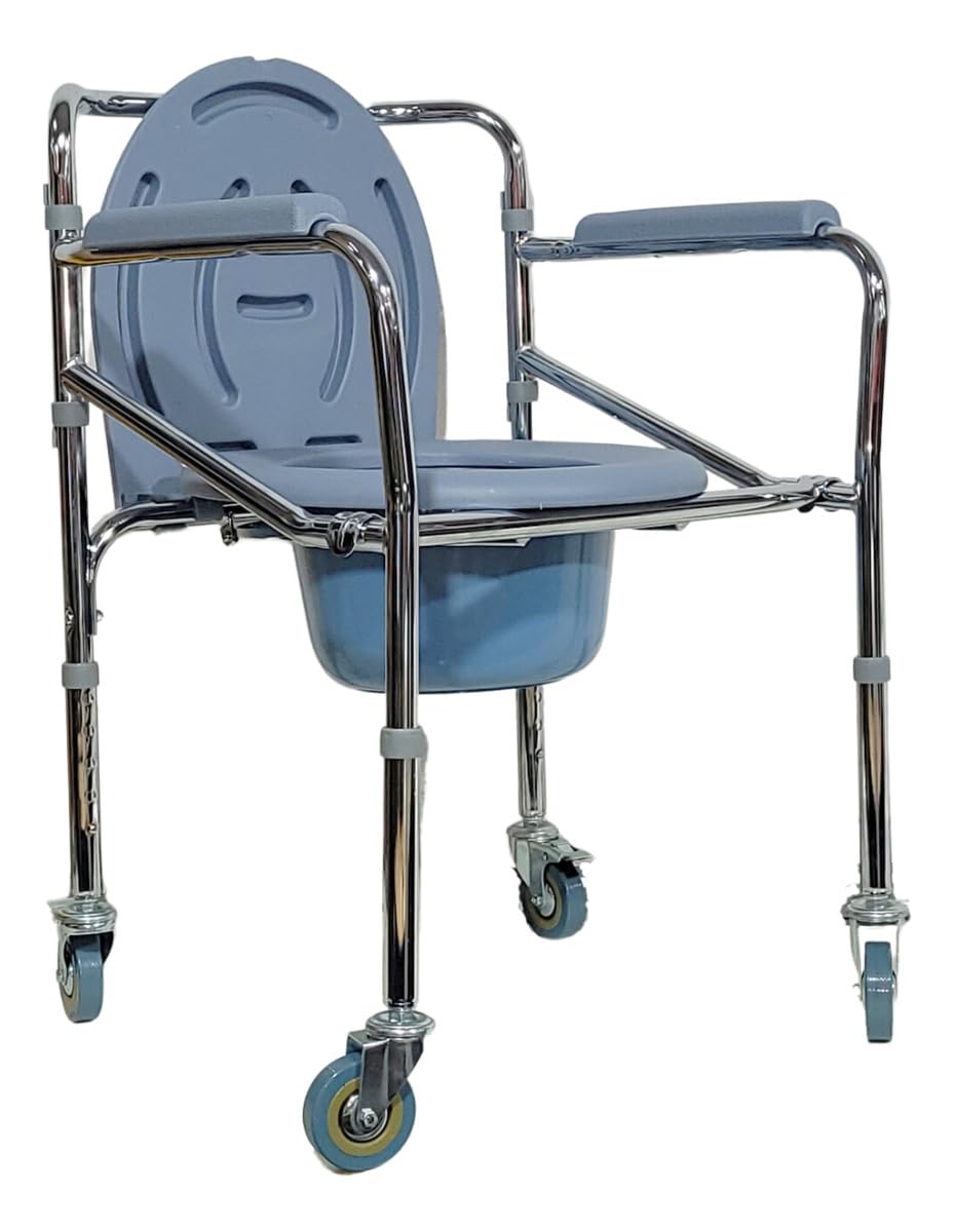 Cadeira de Banho Dobrável - Supermedy Alumínio - 8kg - 46x83x46cm